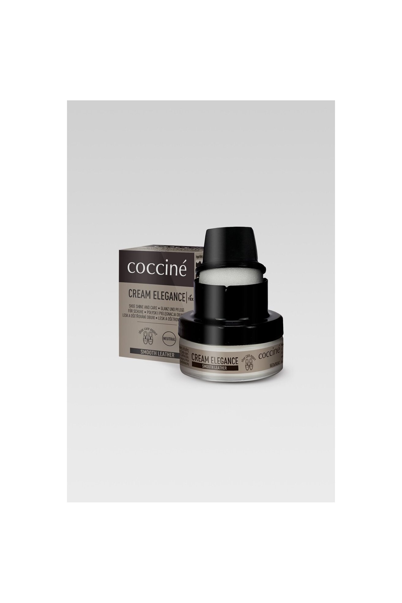 Косметика Для Взуття Coccine CREAM ELEGANCE 50 ml v.Z ЧОРНИЙ