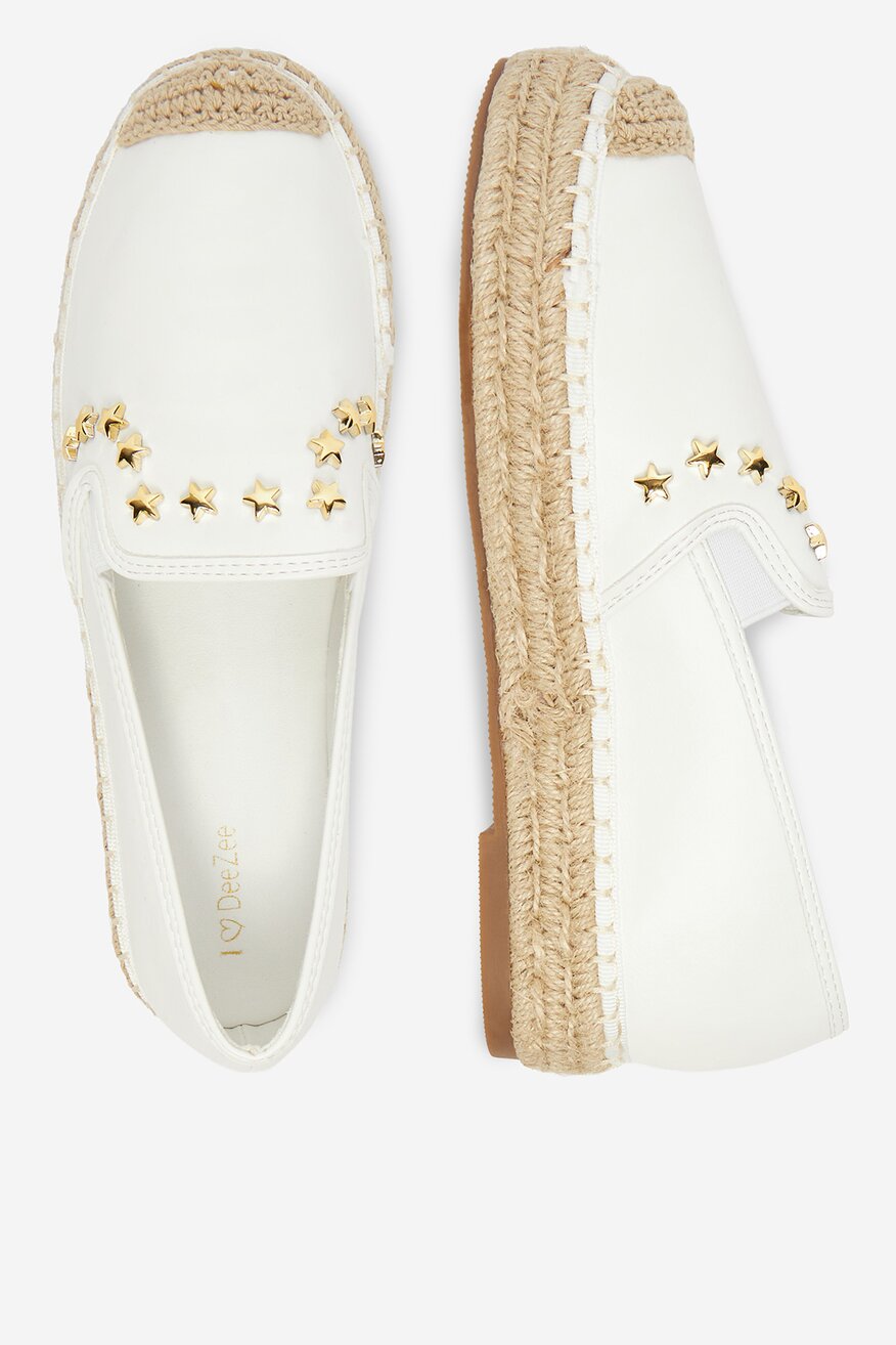 
                Espadrile DeeZee ALB - 5904410869934