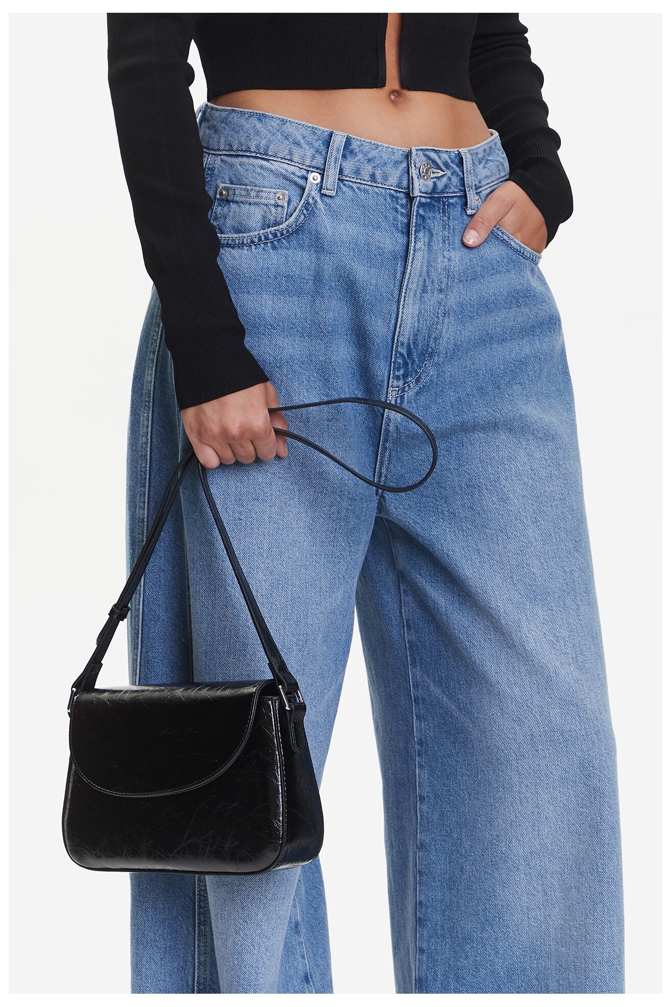 Kézitáska Jenny C-JEN-L-001-08 FEKETE