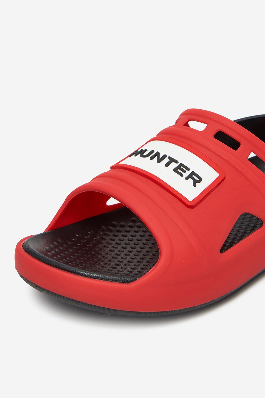 Plážové pantofle HUNTER ČERVENÁ - 5906751092941