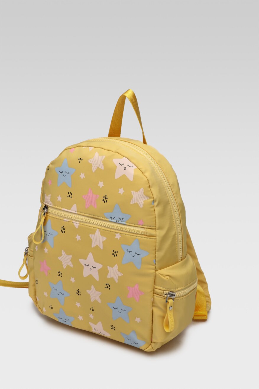 
                Nelli Blu - Plecak z printem żółty - 5903698668703