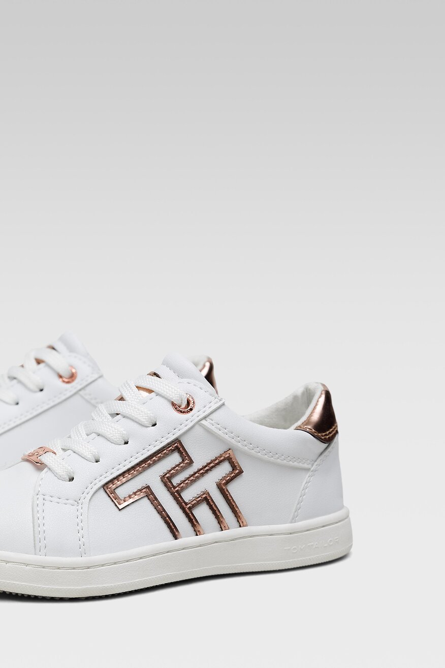 Tom Tailor - Półbuty pastelowe białe - 5904248545987