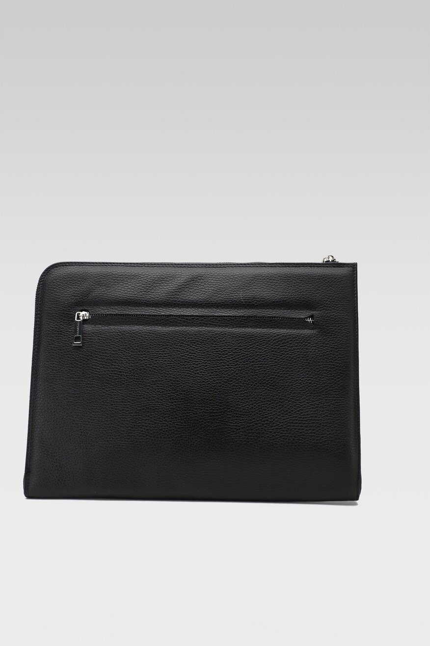 
                Gino Rossi - Etui na laptopa skórzane czarne - 5903698828244
