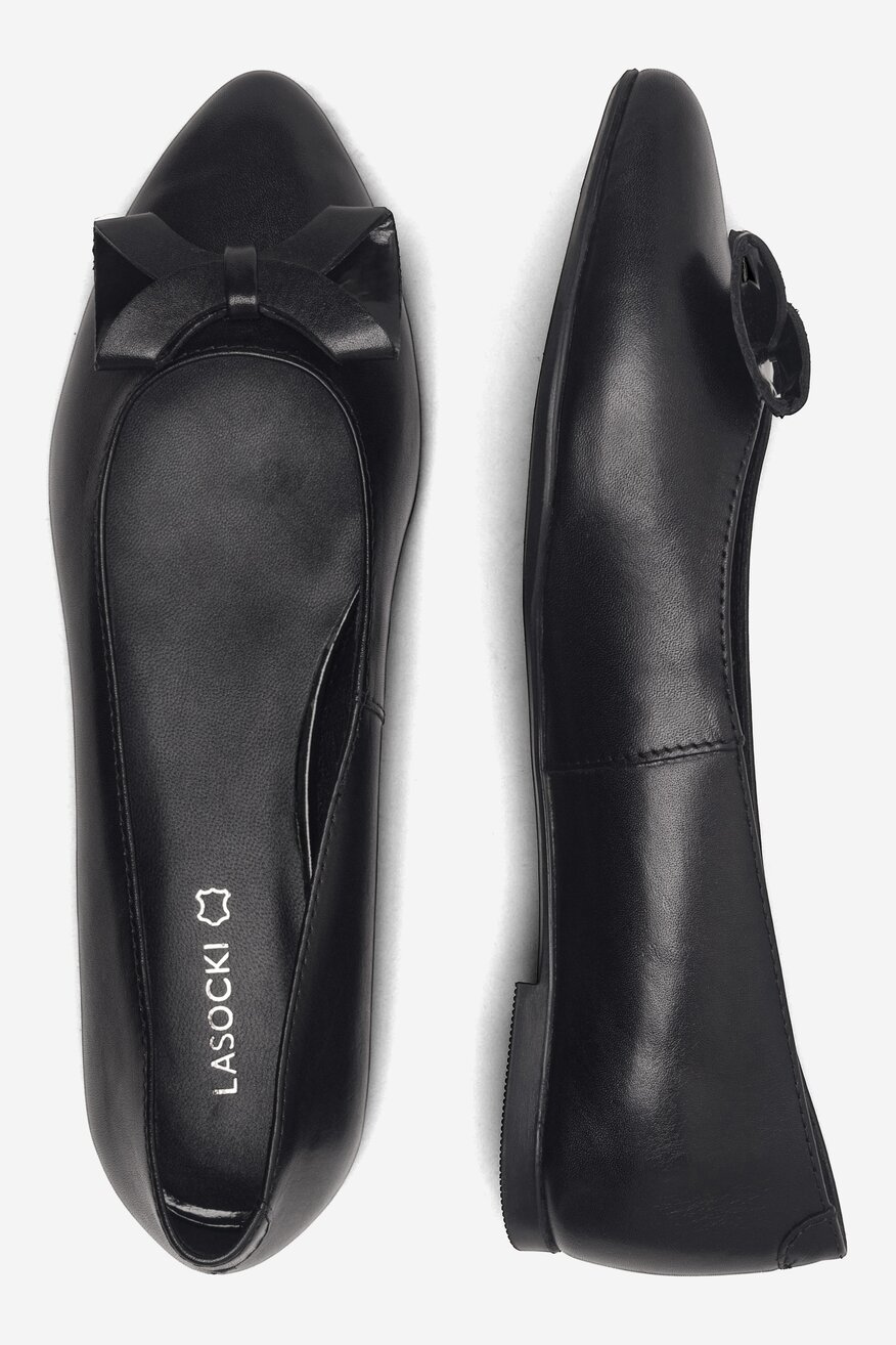 Lasocki - Baleriny skórzane - 5905588021810