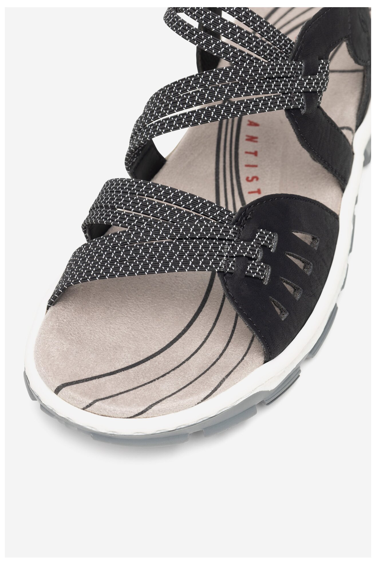 Sandały Rieker 68882-00 Czarny