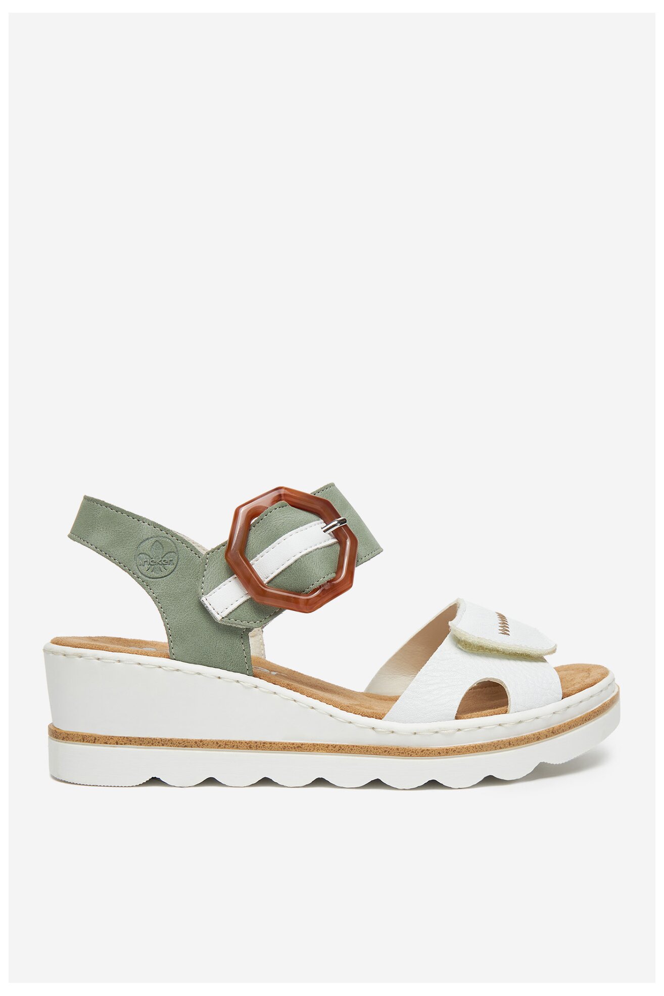 Sandale Rieker 67476-81 ALB