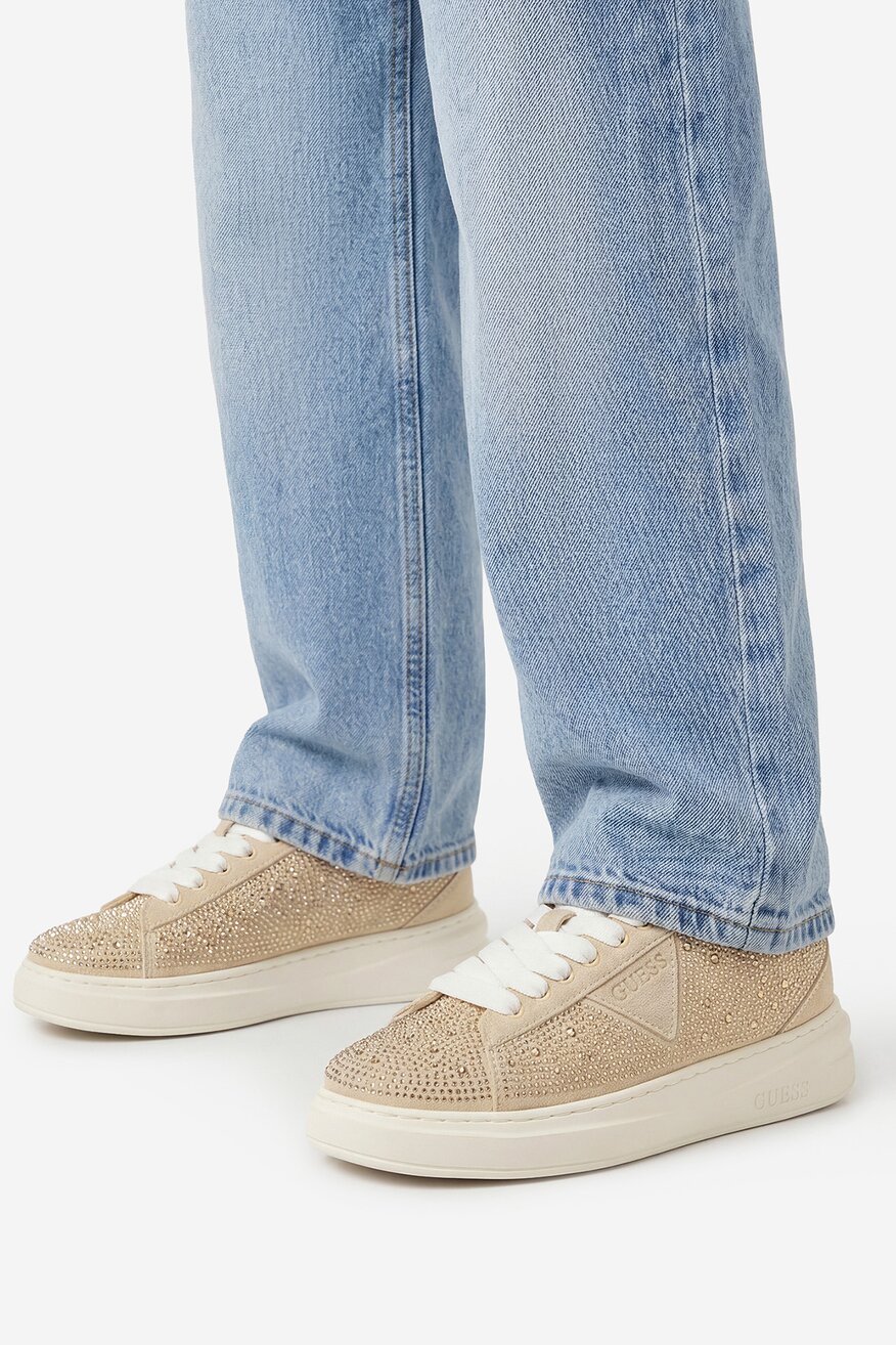 
                GUESS - Sneakersy skórzane - 5906751888285