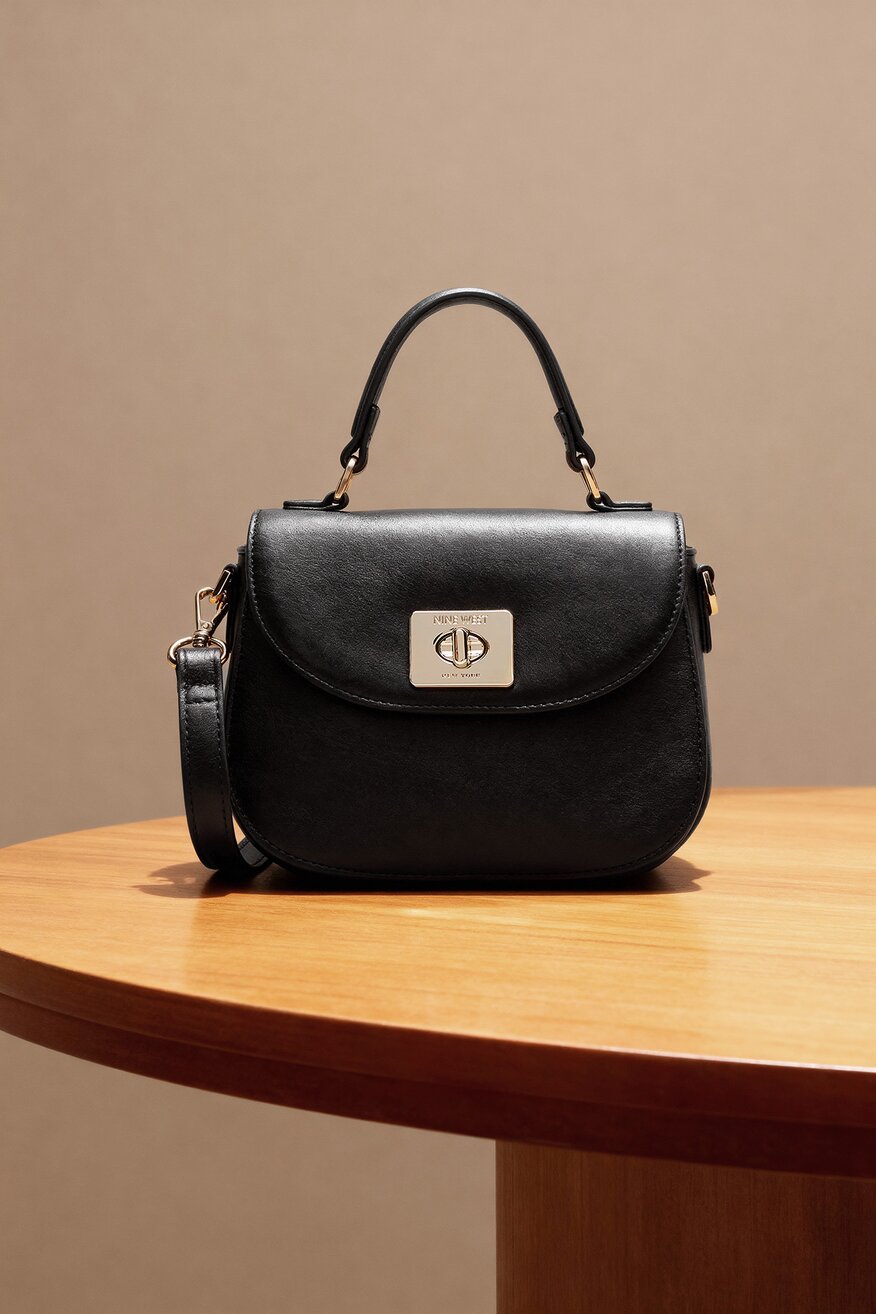 
                NINE WEST - Mała torebka kuferek - 5906751258880