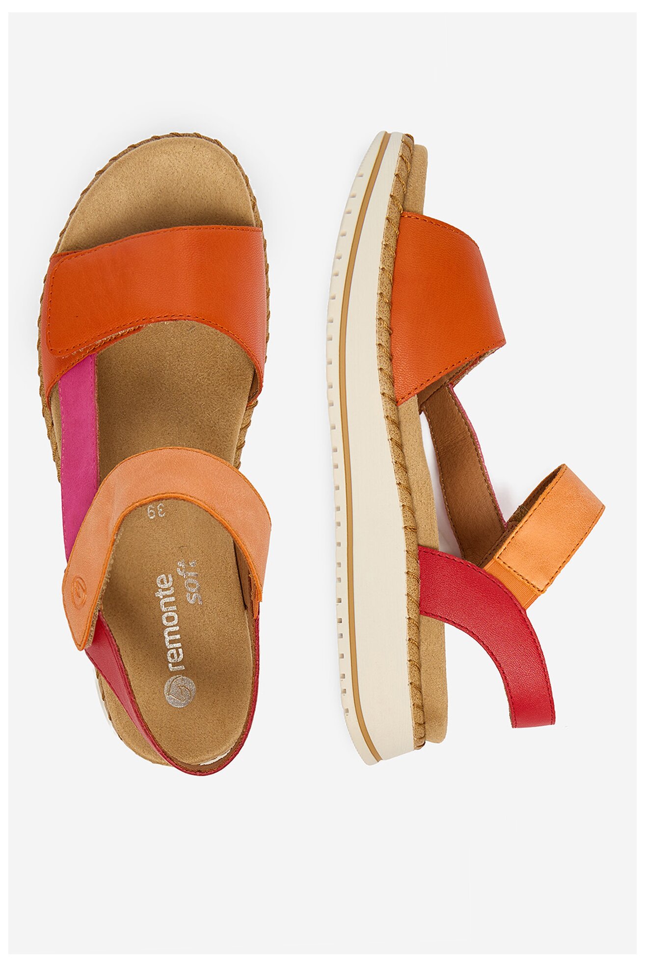 Sandały Remonte CEO-D3J50-38 Pomarańczowy