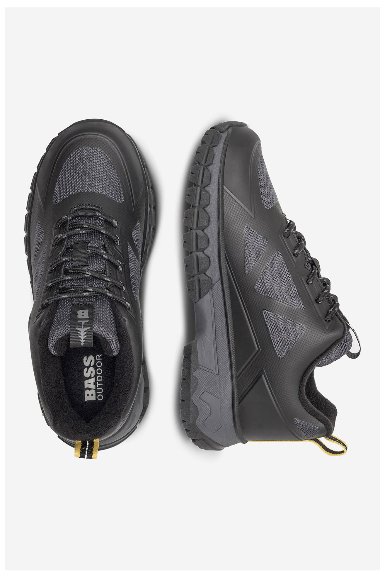 Încălțăminte sport BASS OUTDOOR BA11T002 BLACK - BLK NEGRU