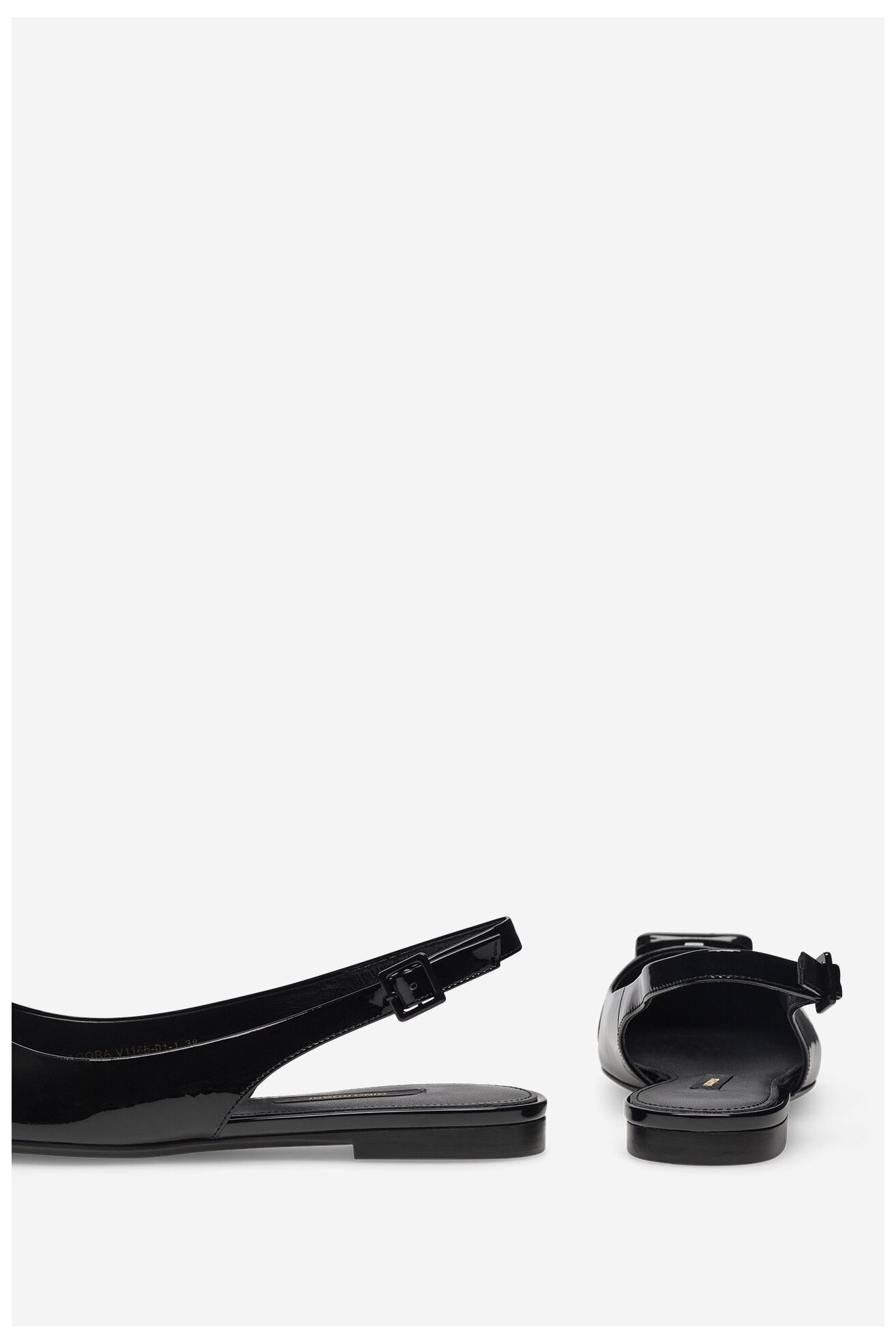 Baleriny Gino Rossi AGORA-V1166-01-1 Czarny