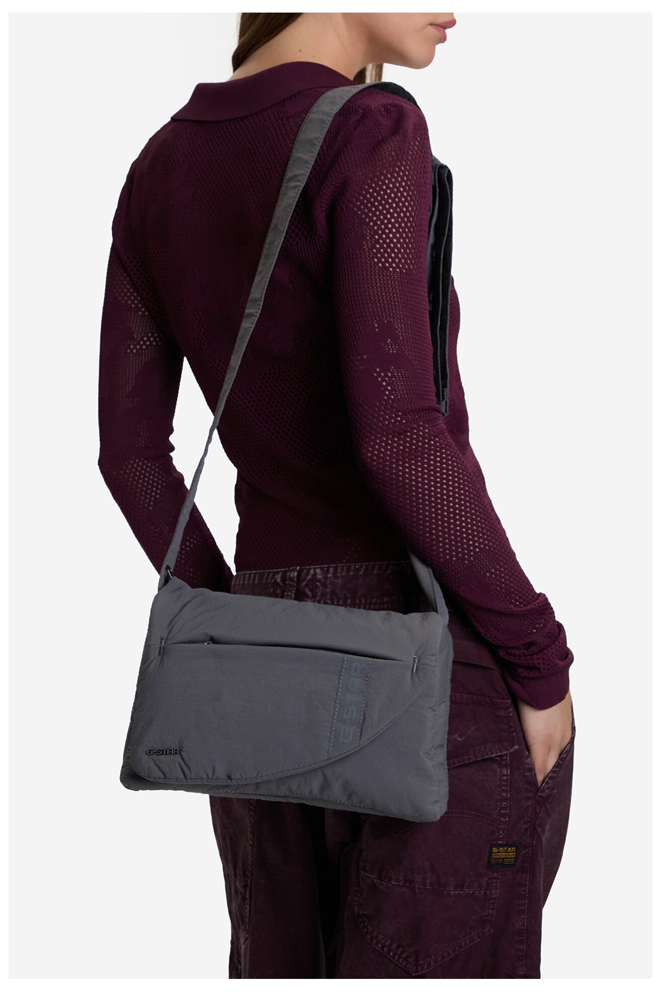 Сумка З Ремінцем G-STAR RAW CEO-MAXIM-XC8195 СІРИЙ