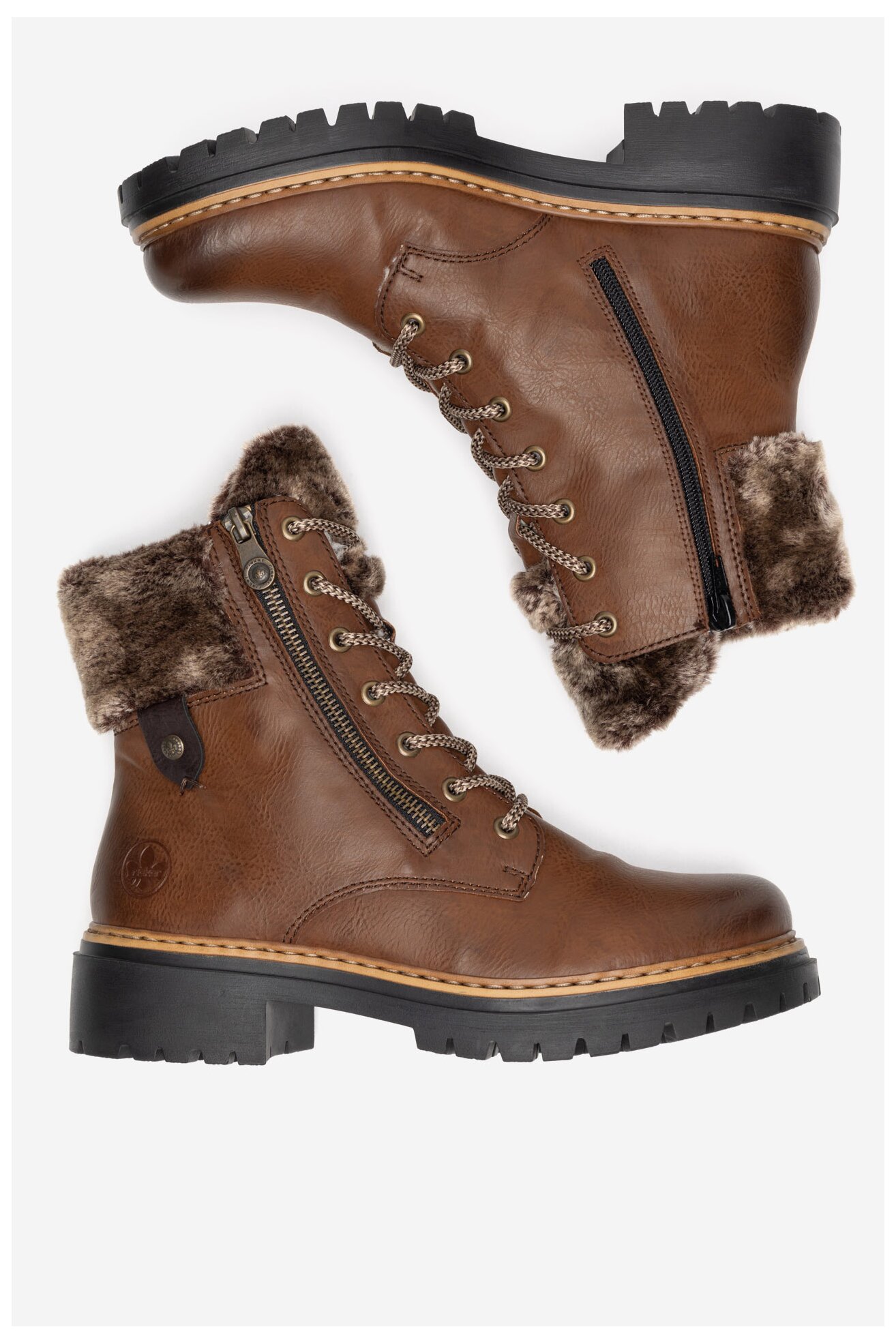 Trzewiki Rieker 72608-24 Brązowy