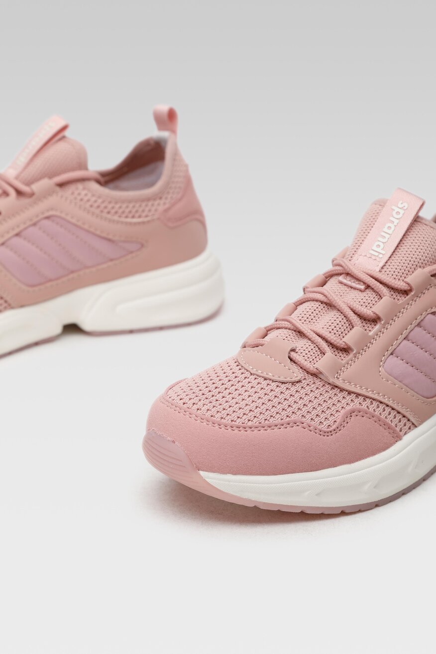 
                Sprandi - Obuwie sportowe różowe sznurowane - 5903698745497