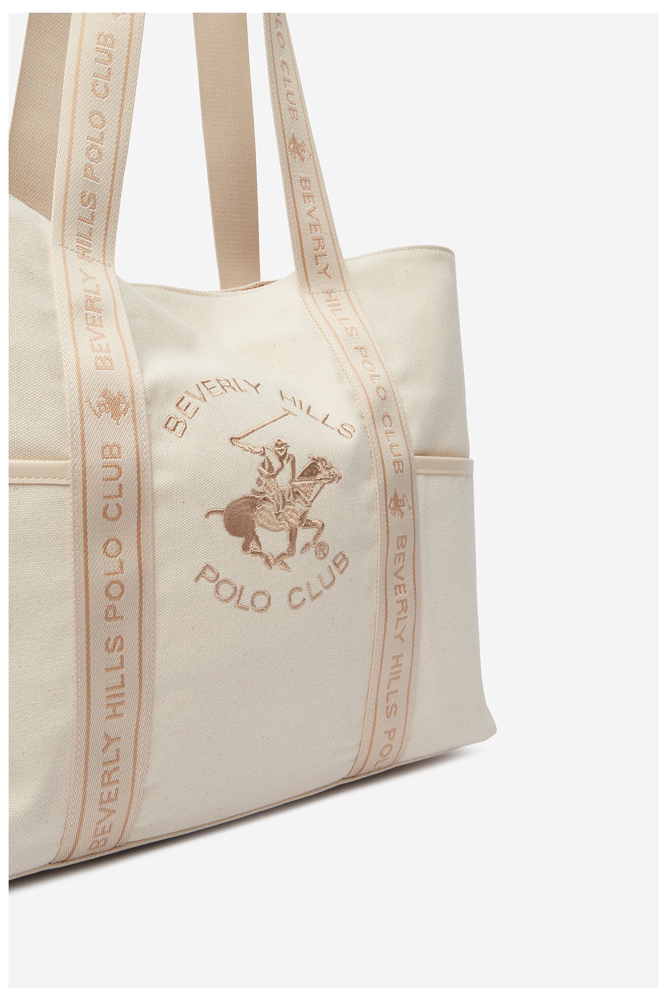 Torebka Beverly Hills Polo Club CWBEO-BHPC-L-018-09 Beżowy