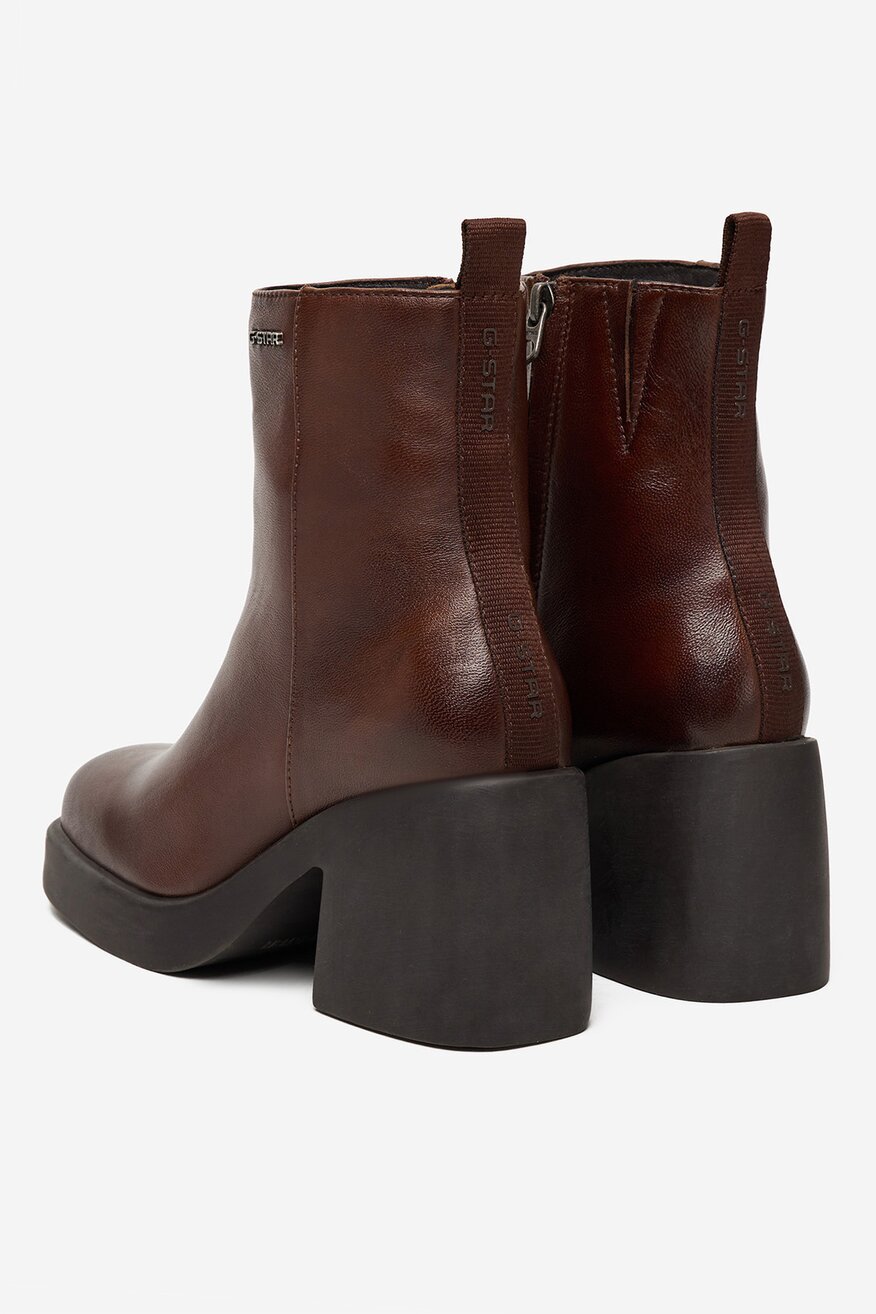 G-STAR RAW - Botki skórzane ocieplane - 5906751427439