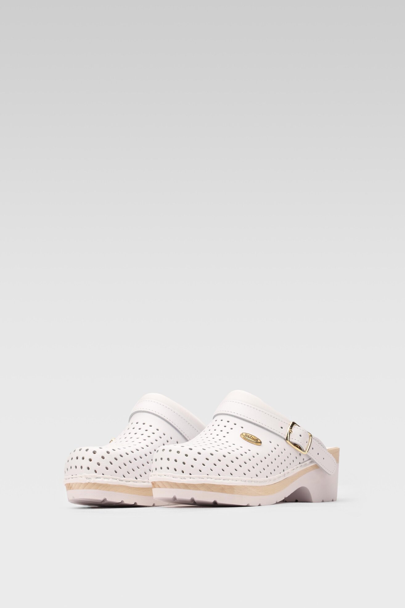Klapki Scholl F20176 CLOG 1065 Biały
