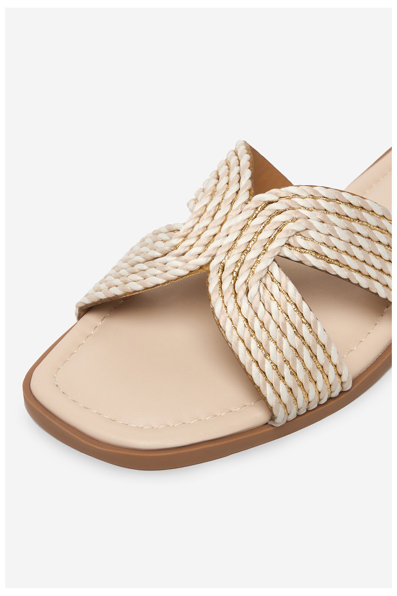 Klapki Jenny CEO-R26SS09215 Beżowy