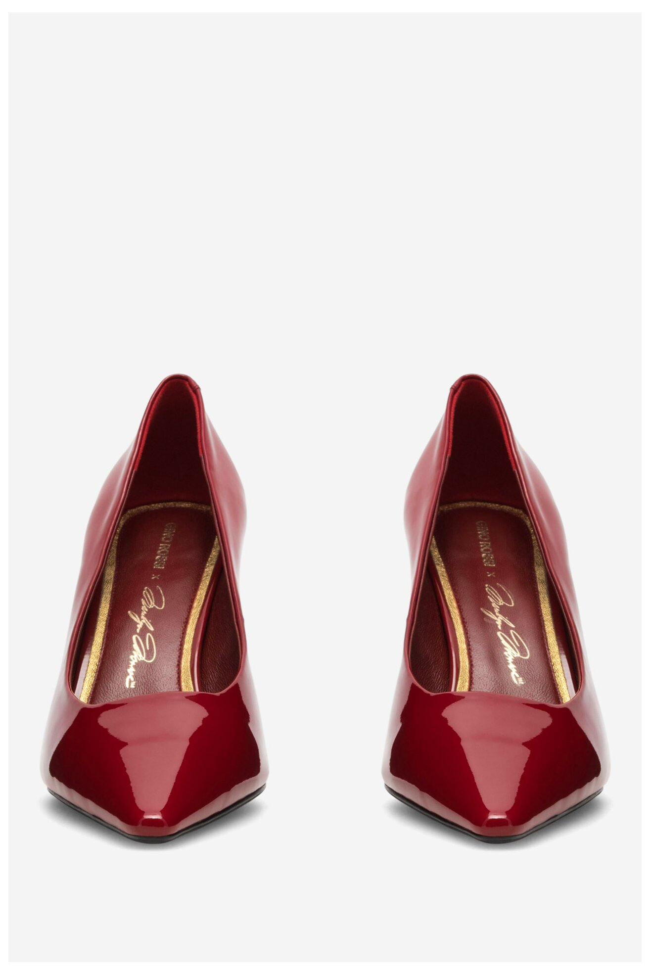 Czółenka Gino Rossi NEL-SLT623-61 Czerwony