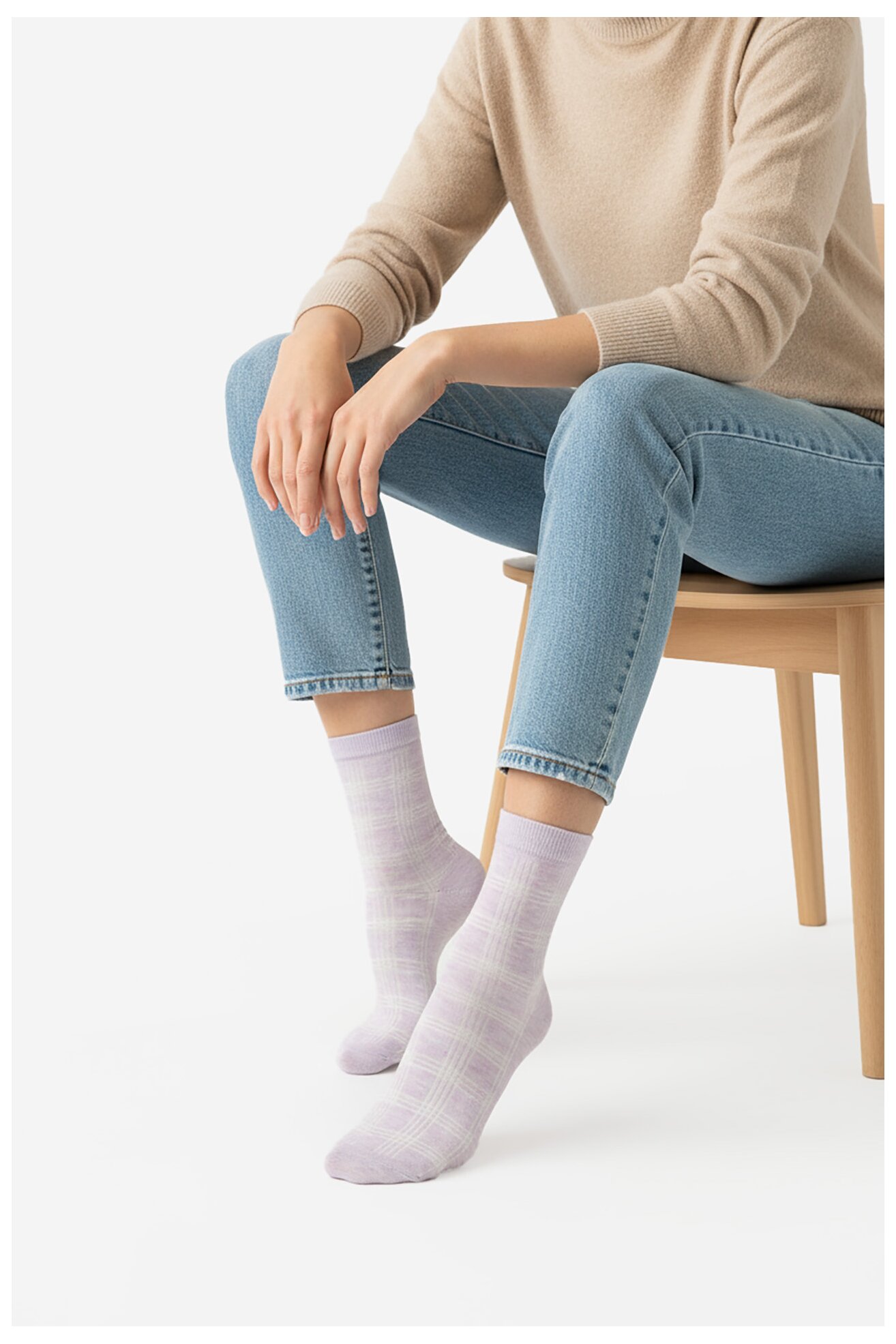 Чорапи NINE WEST CEO_BR_NW_25079_W_AW25 (3 PACK) БЯЛ