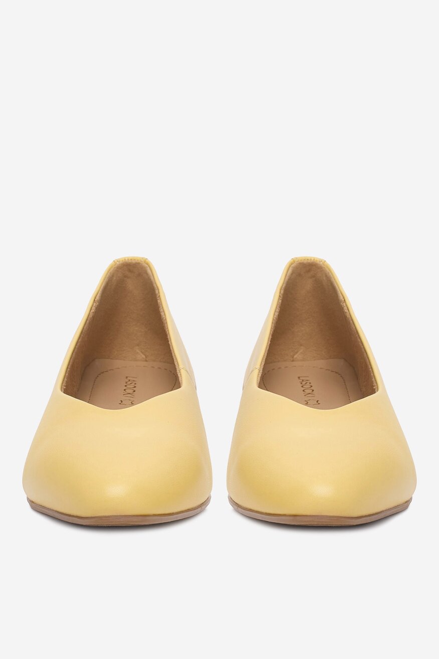 Lasocki - Baleriny skórzane - 5906751638224