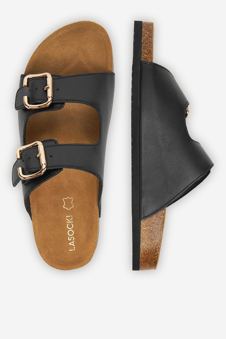 
                Lasocki - Klapki skórzane - 5906751092682