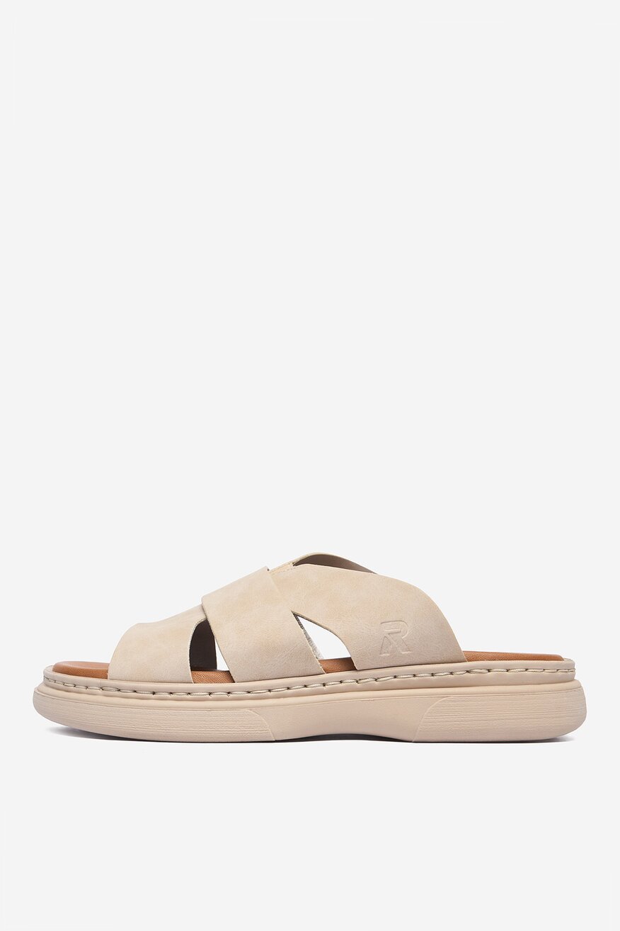 
                        Klapki Rieker CEO-V3089-62 Beżowy - 5906751763995