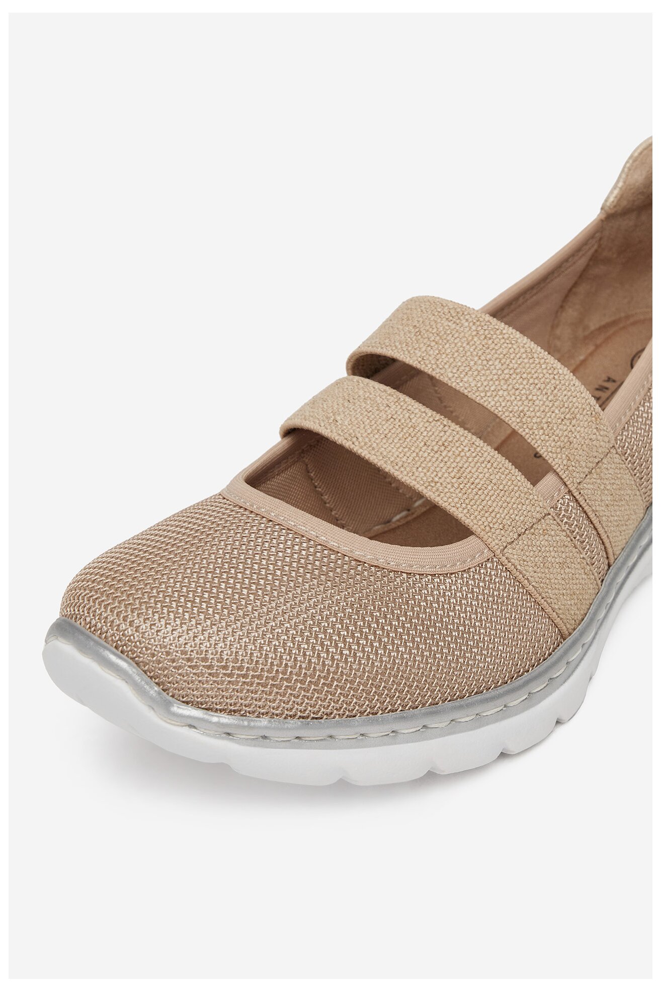 Półbuty Rieker L3281-62 Beżowy