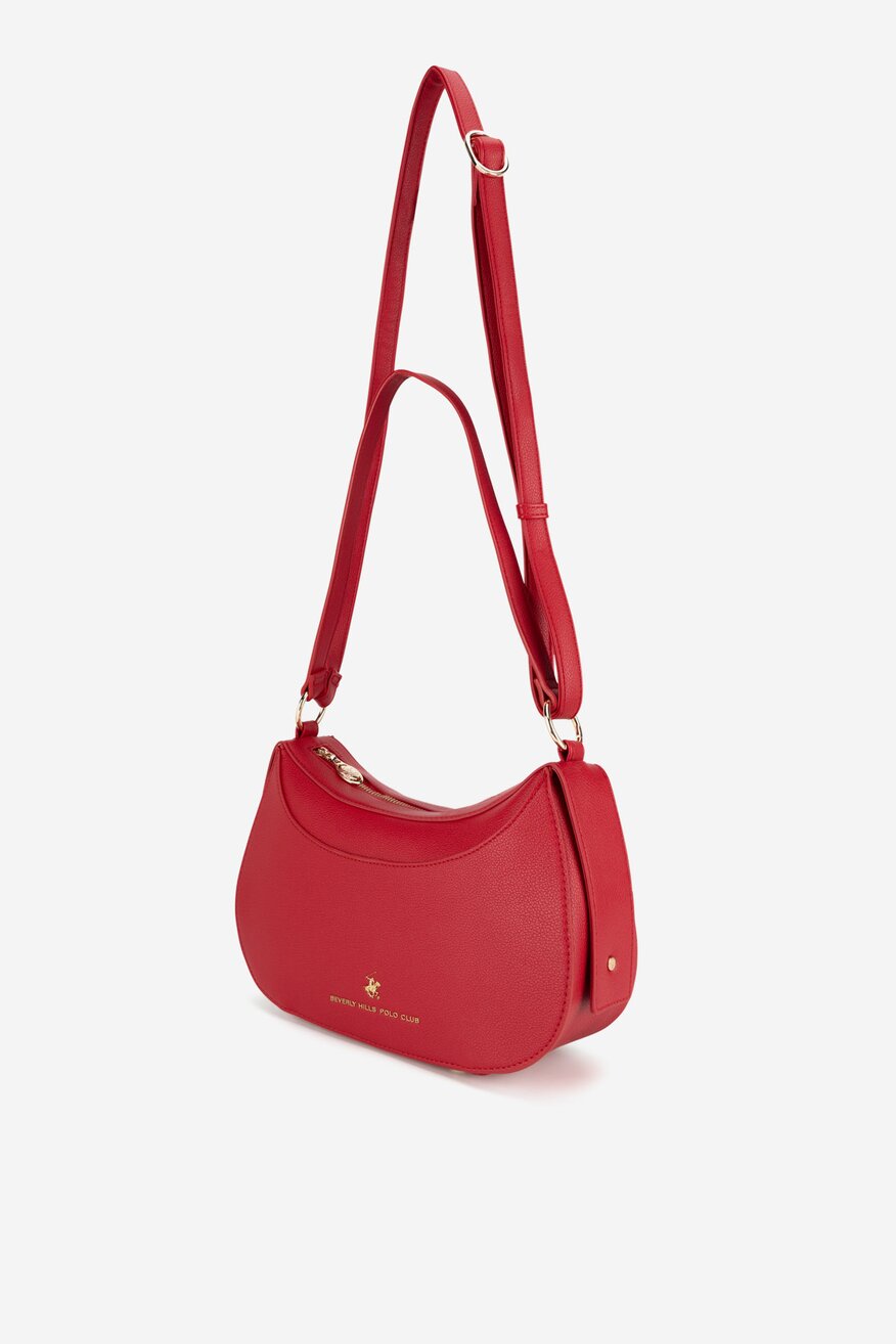 
                Дамска чанта Beverly Hills Polo Club ЧЕРВЕН - 5903419783852