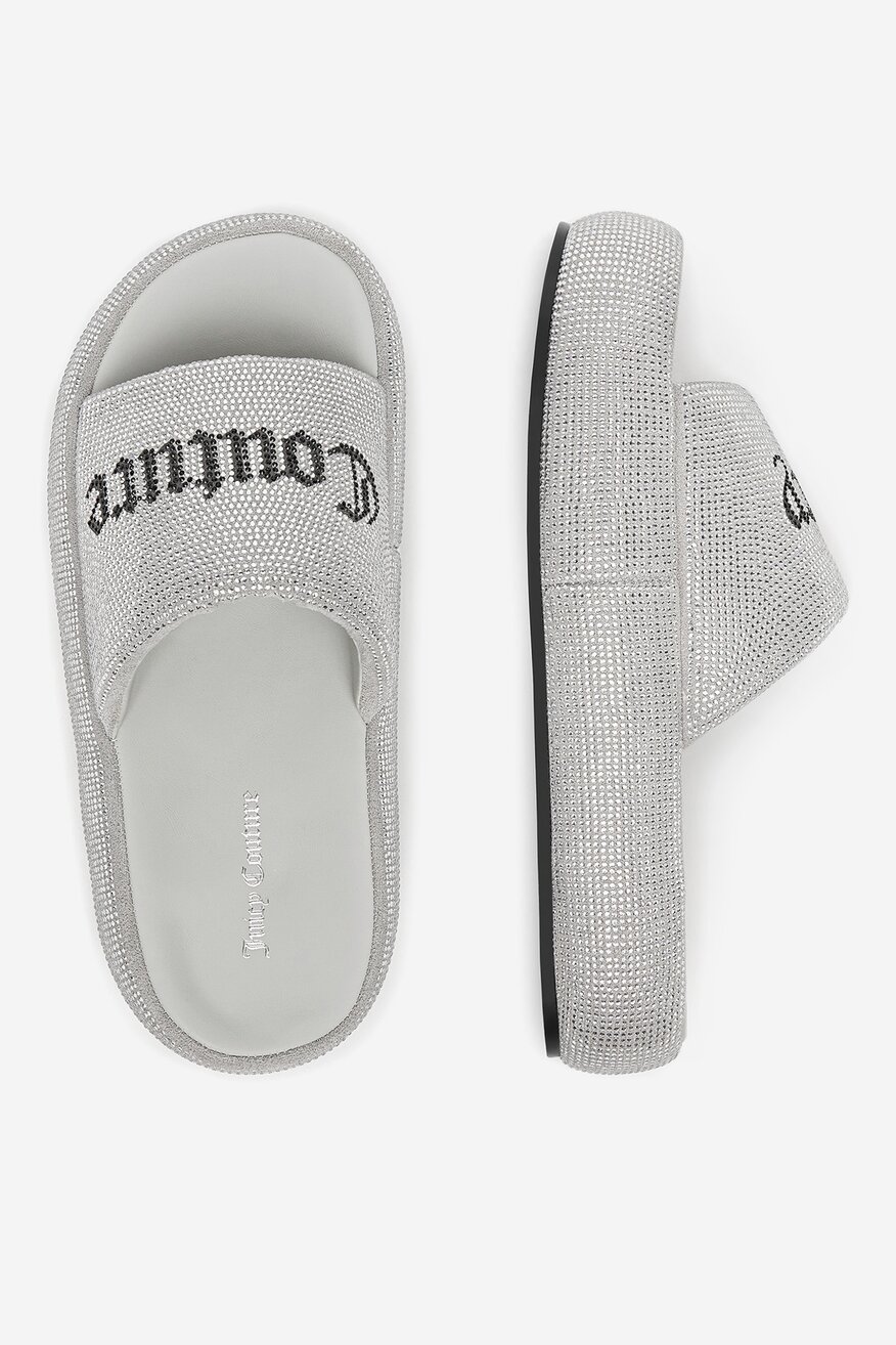 Juicy Couture - Klapki na platformie - 5906751063293