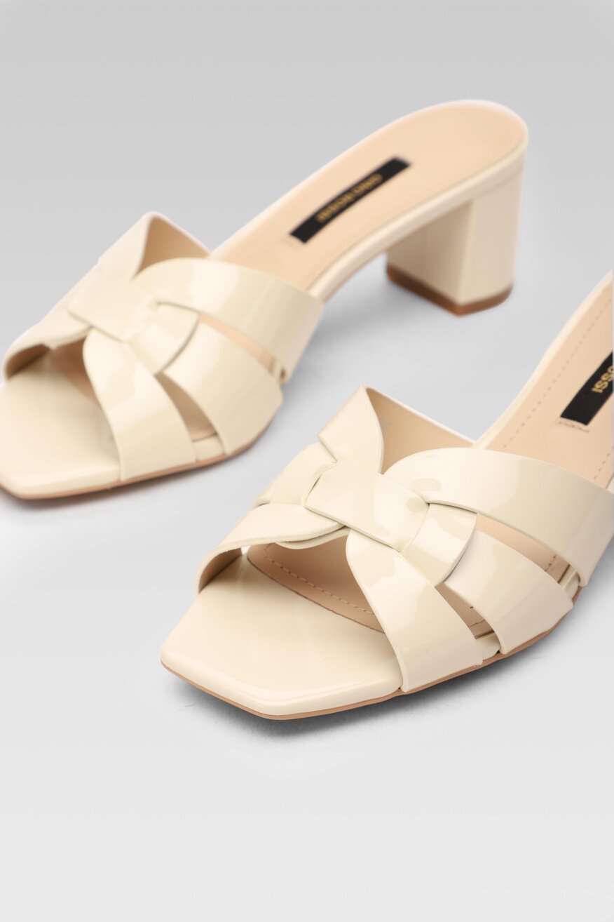 Șlapi Gino Rossi ALB - 5903698395364