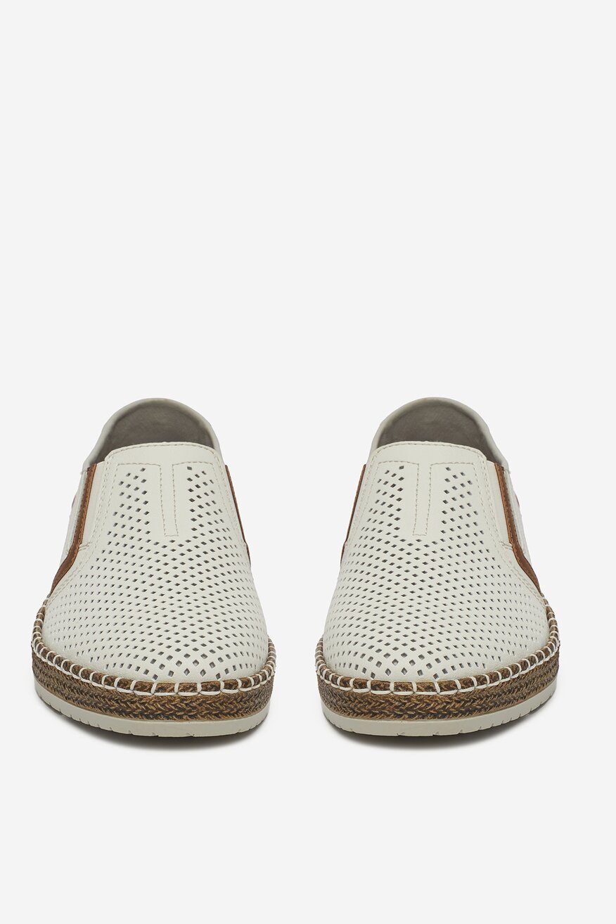 Rieker - Espadryle skórzane - 2230078392433