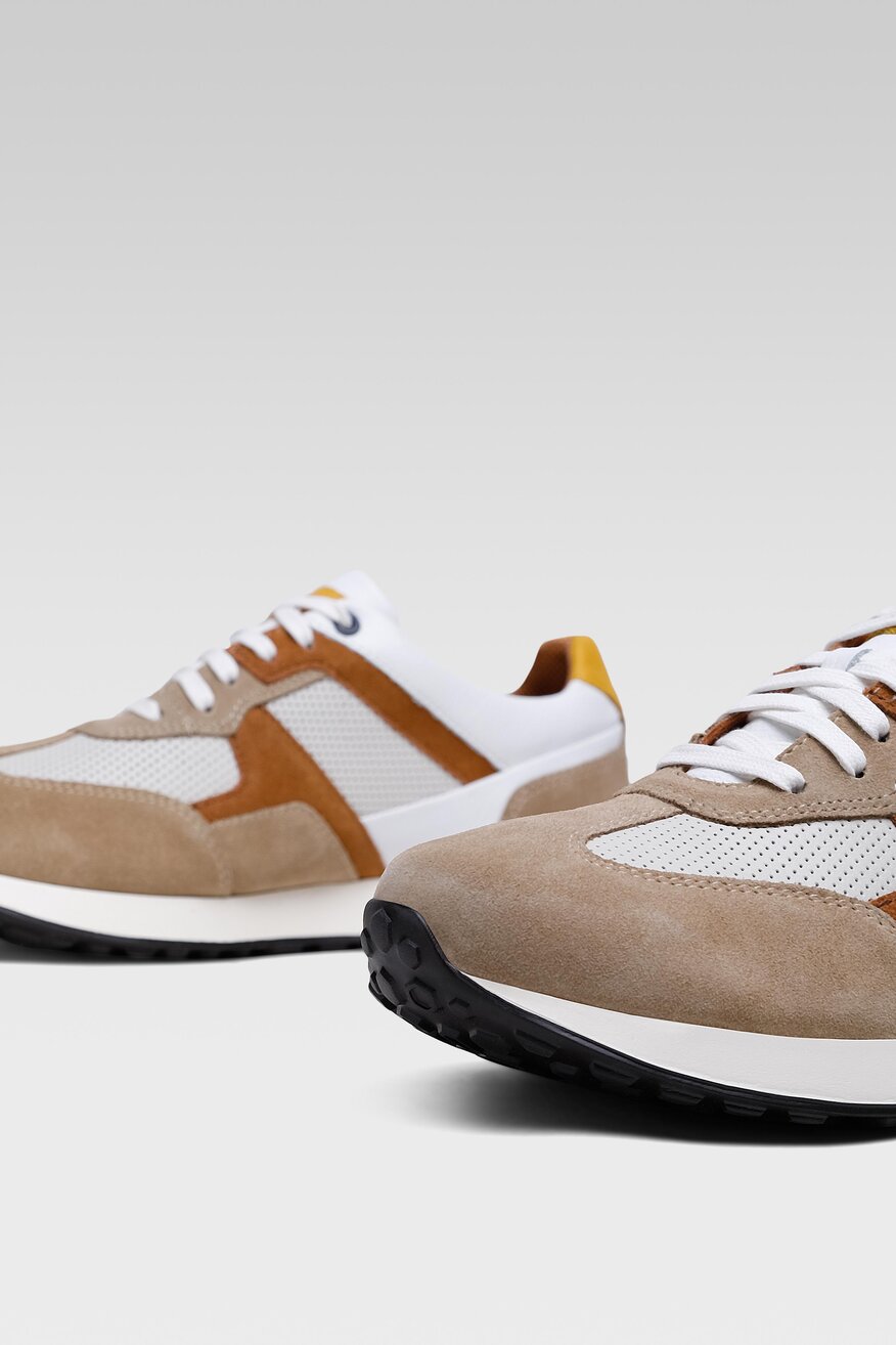 
                Badura - Sneakersy skórzane - 5904248660703