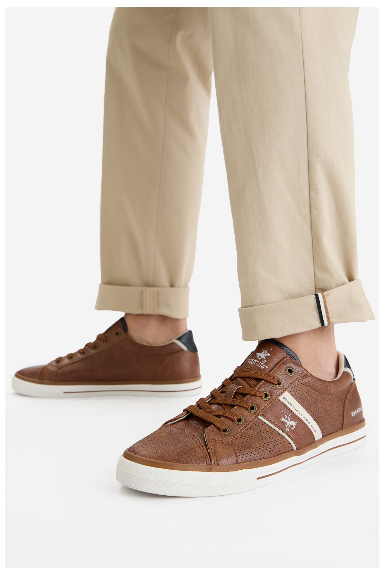 Trampki Beverly Hills Polo Club CEO-FRISCO-01 Brązowy