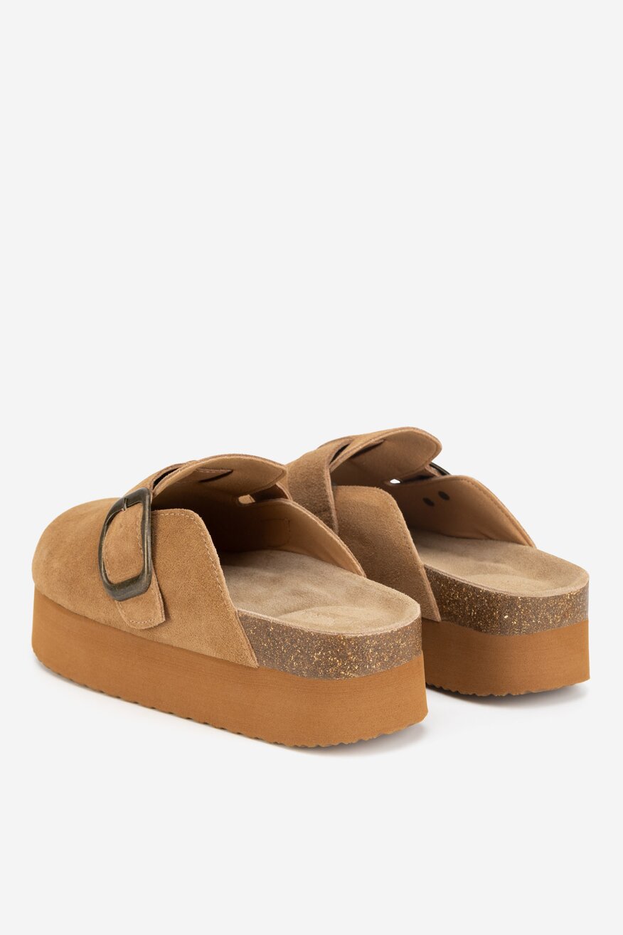 Badura - Mule zamszowe - 5905588985983