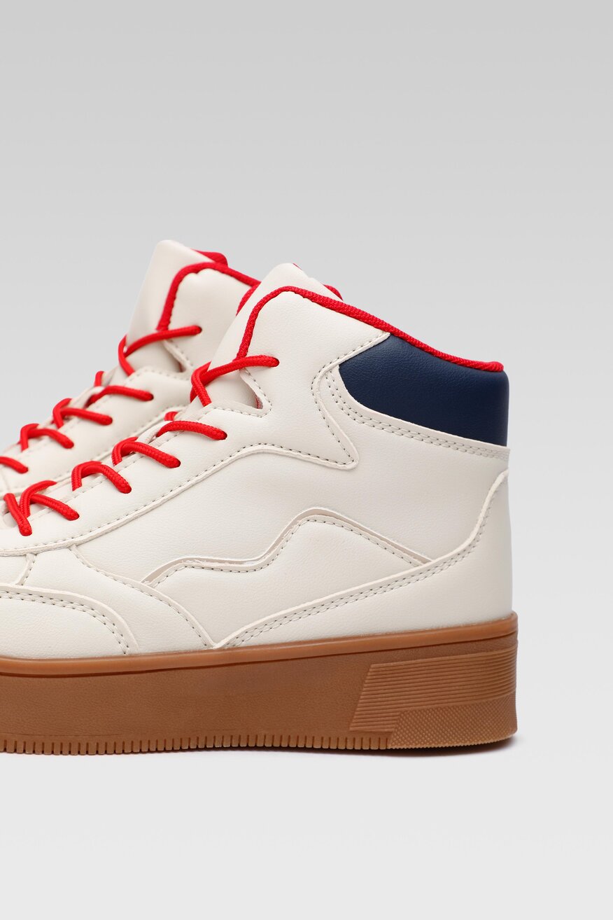 
                Nylon Red - Sneakersy wysokie - 5904862089188