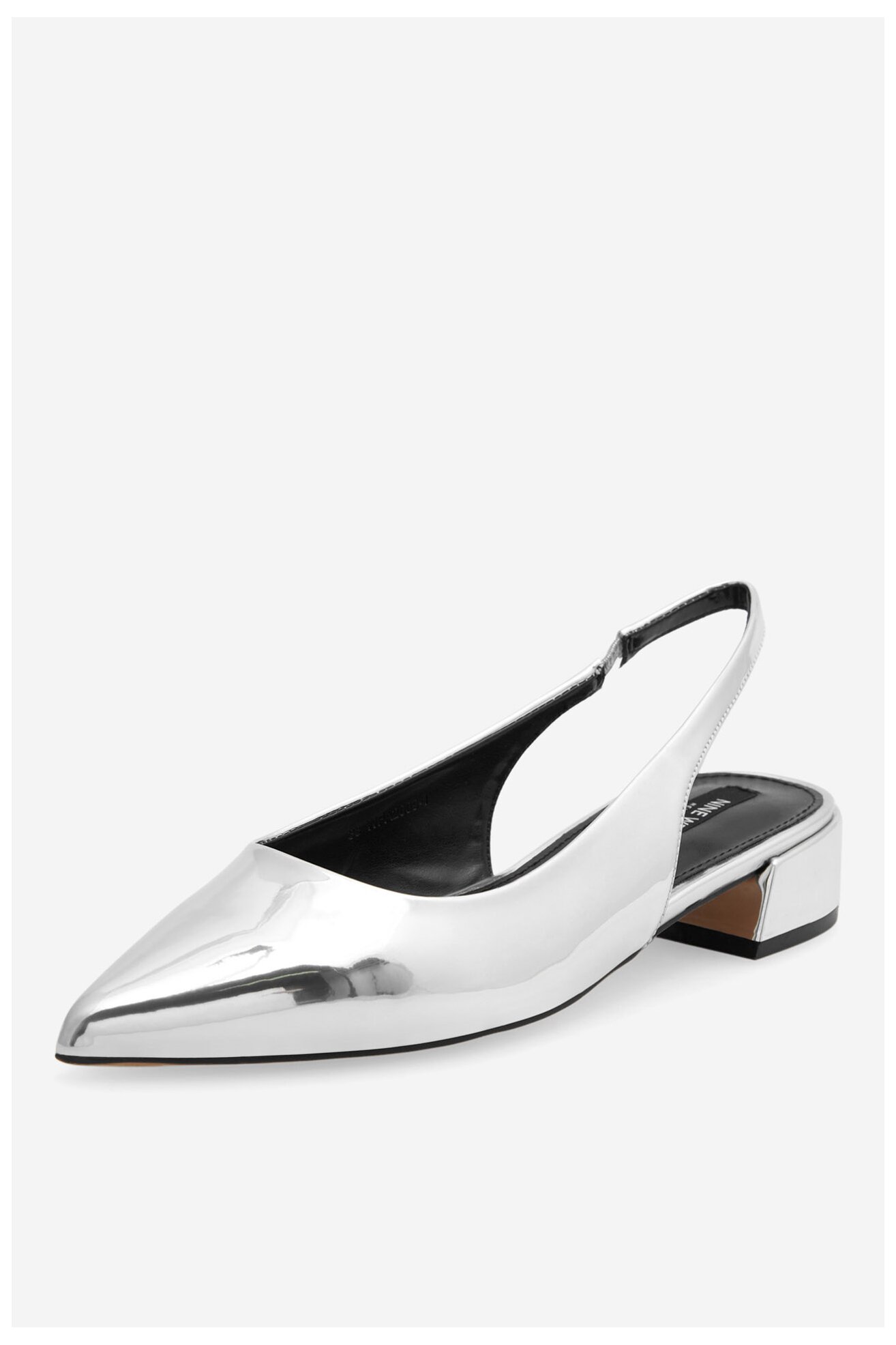 Baleriny NINE WEST WFA2609-1 Srebrny