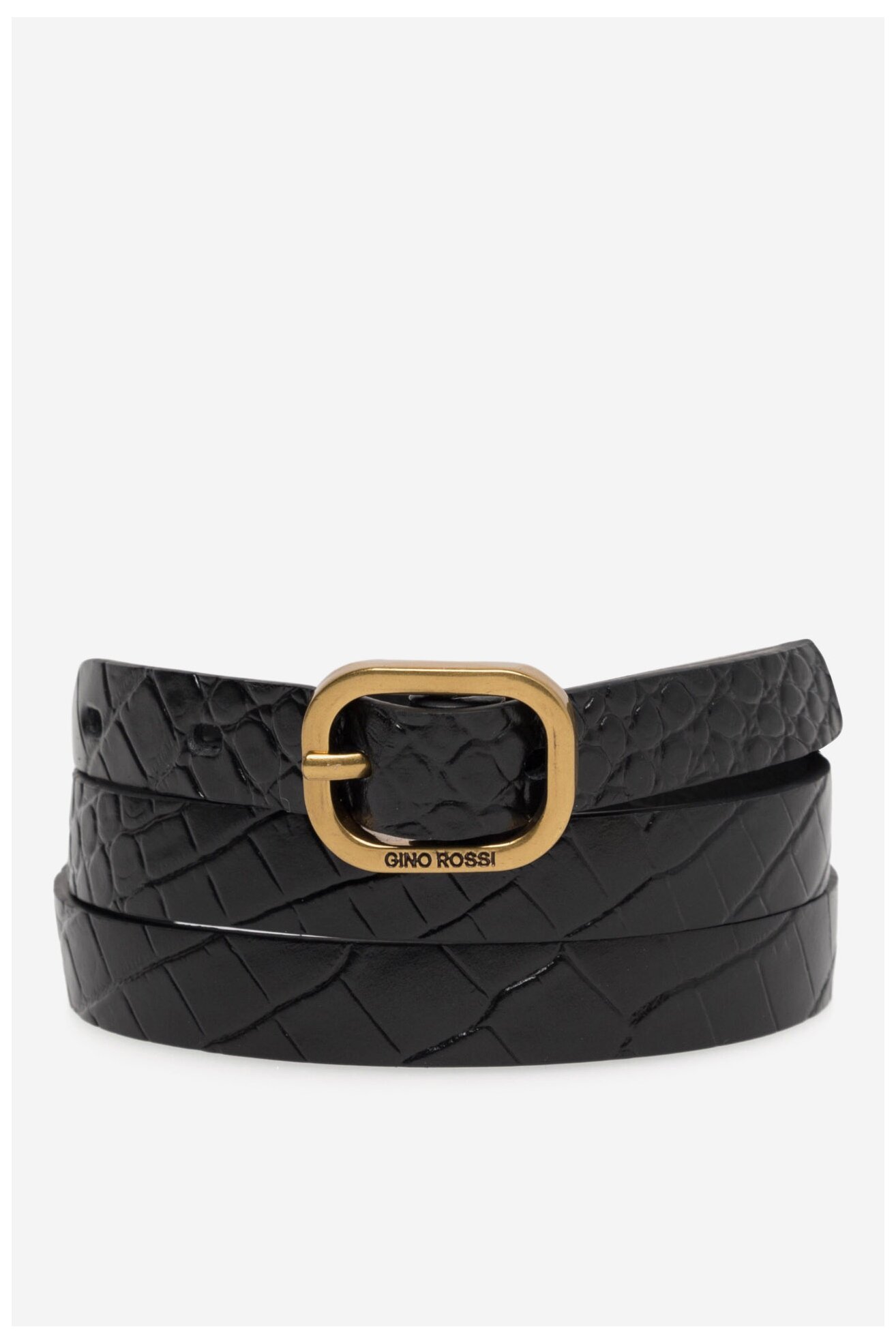 Női öv Gino Rossi BLYL23006 FEKETE
