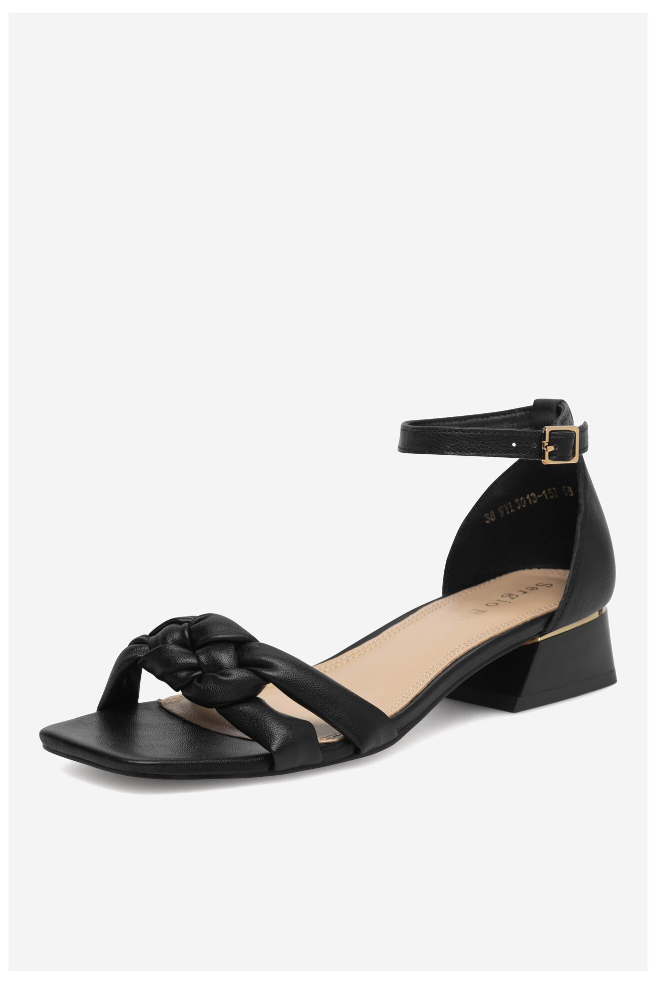 Sandały Sergio Bardi WYL3013-15Z-SB Czarny