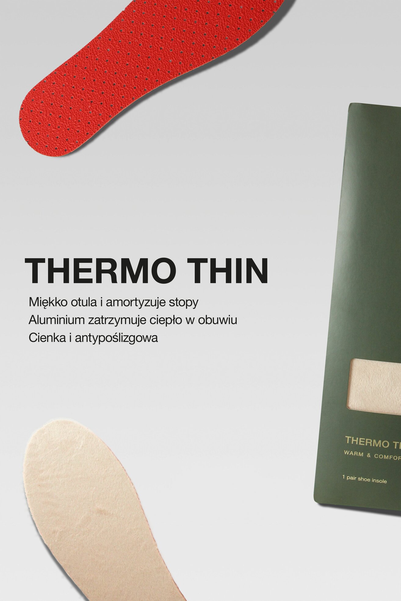 Ulošci za obuću Gino Rossi WKŁADKA THERMO THIN BEŽ