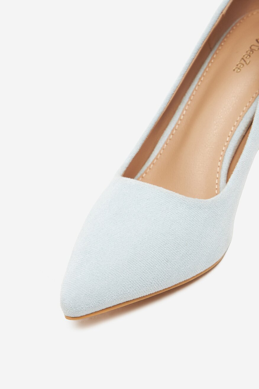 Pantofi cu toc DeeZee ALBASTRU DESCHIS - 5906751080672