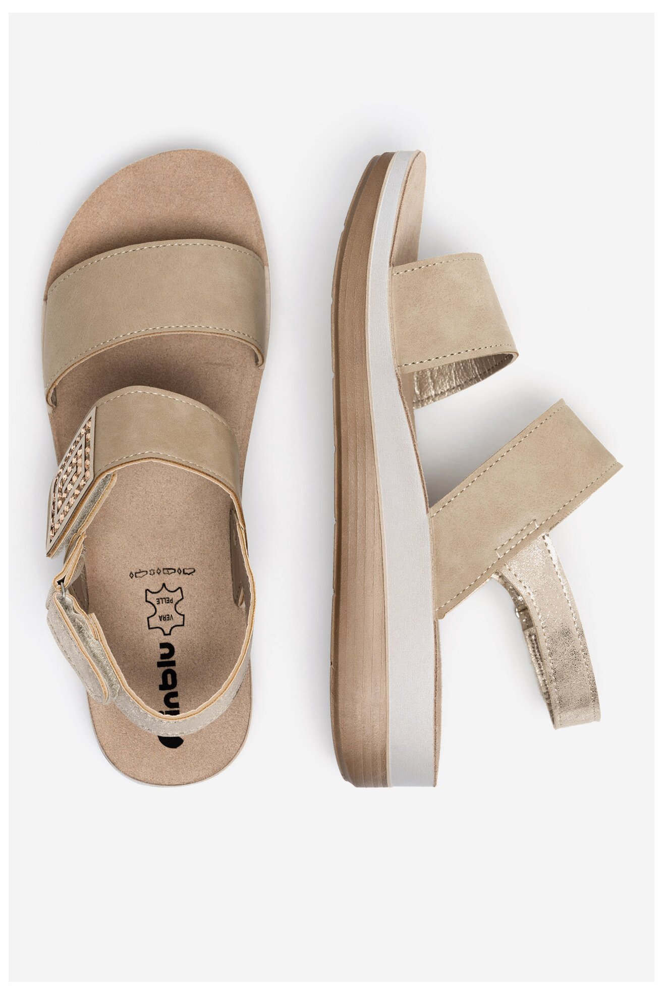 Sandały Inblu FT000017 Złoty