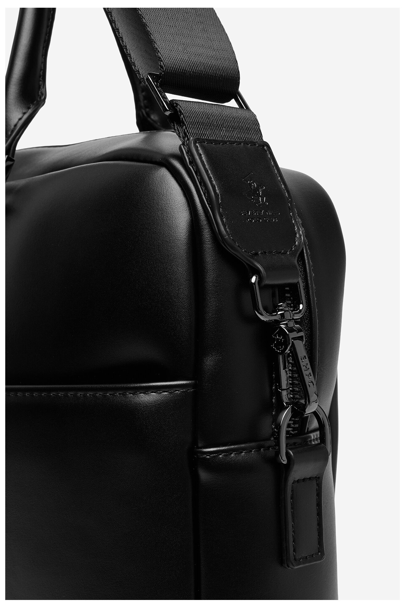 Torba męska Beverly Hills Polo Club CWBEO-BHPC-L-016-07 Czarny