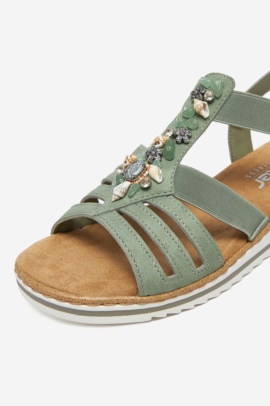 
                Szandál Rieker VILÁGOSZÖLD - 2230078396264