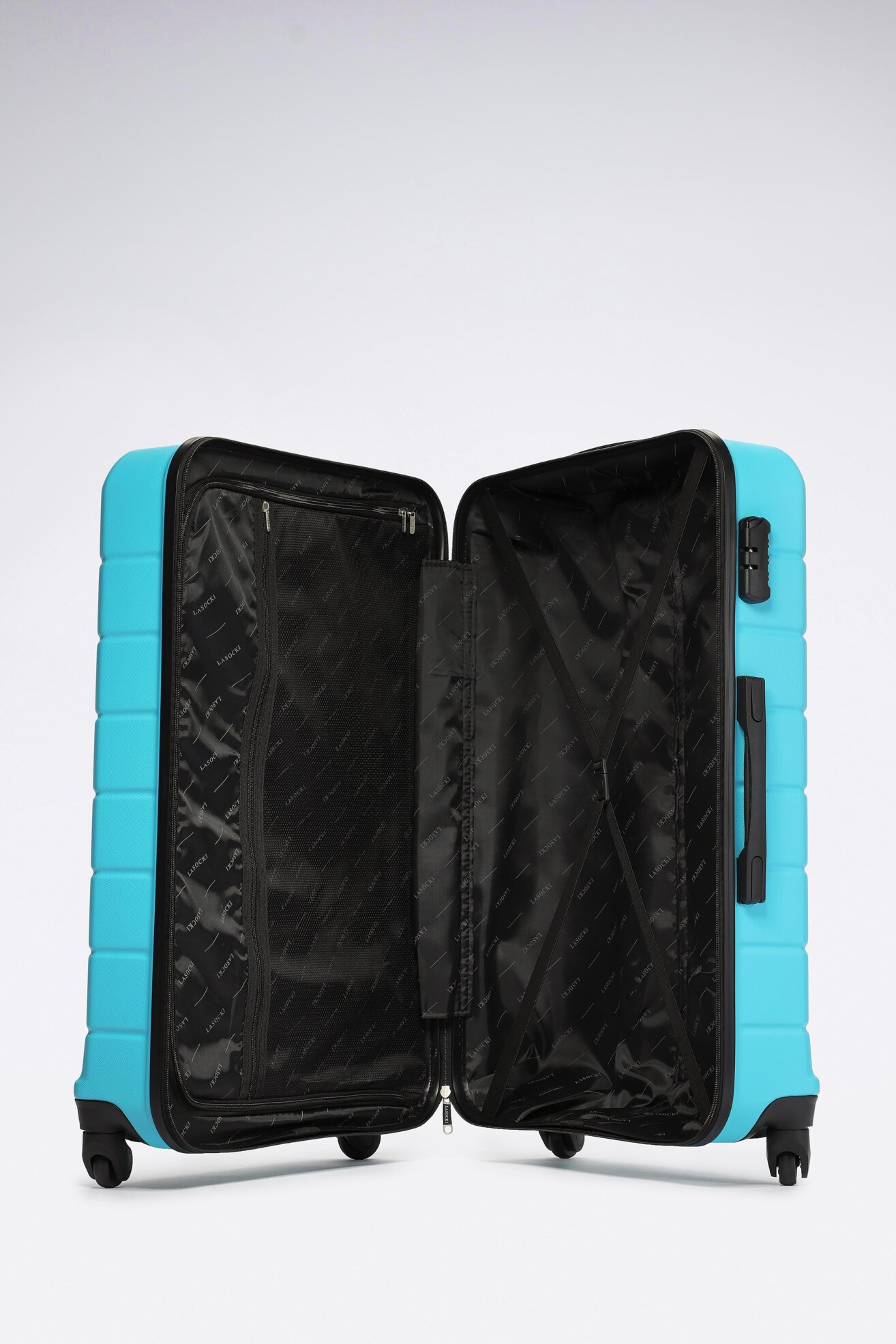 Walizka Lasocki BLW-A-003-95-05 Niebieski