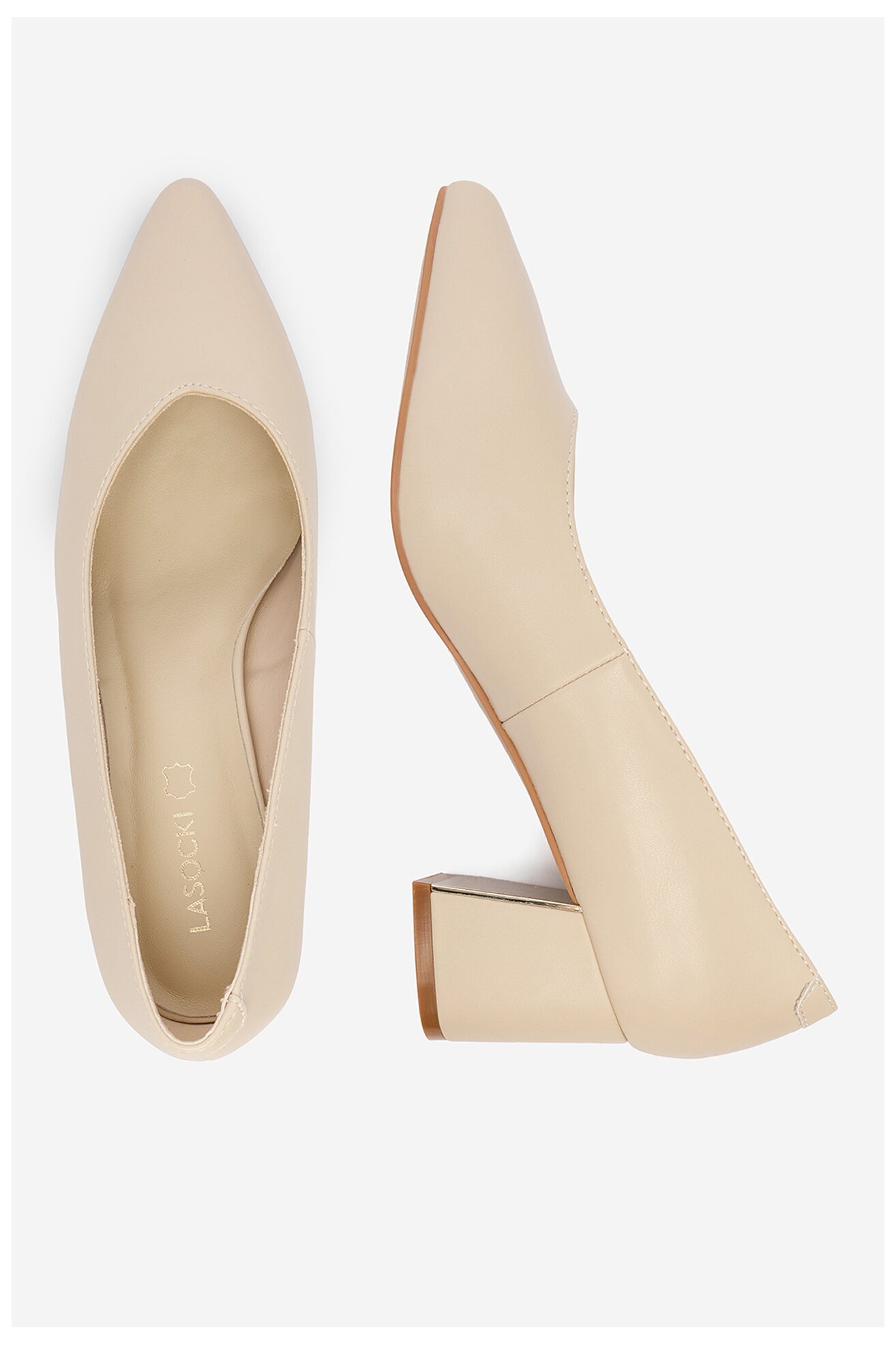 Czółenka Lasocki CEO-HMS3022-2 Beżowy