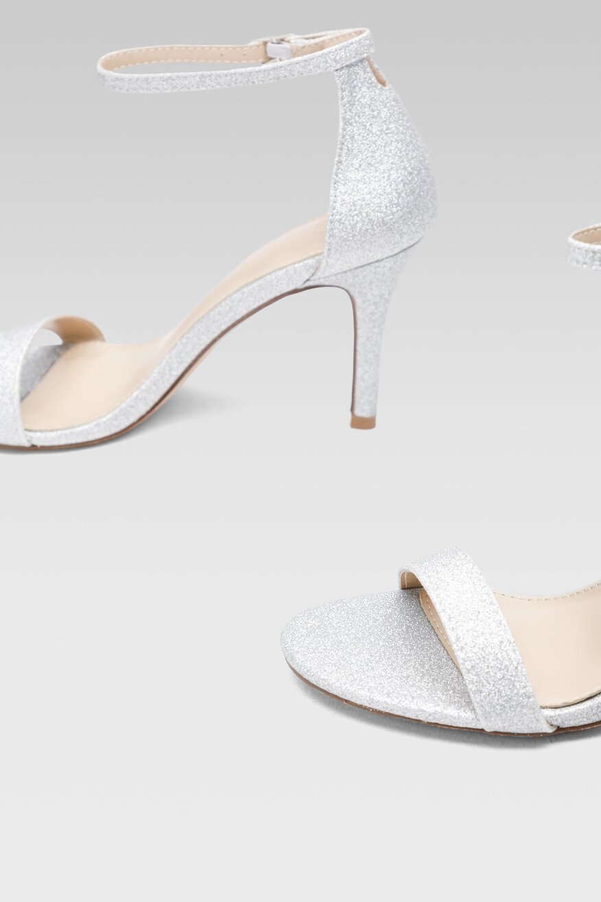 
                Jenny Fairy - Sandały srebrne - 5904248830434