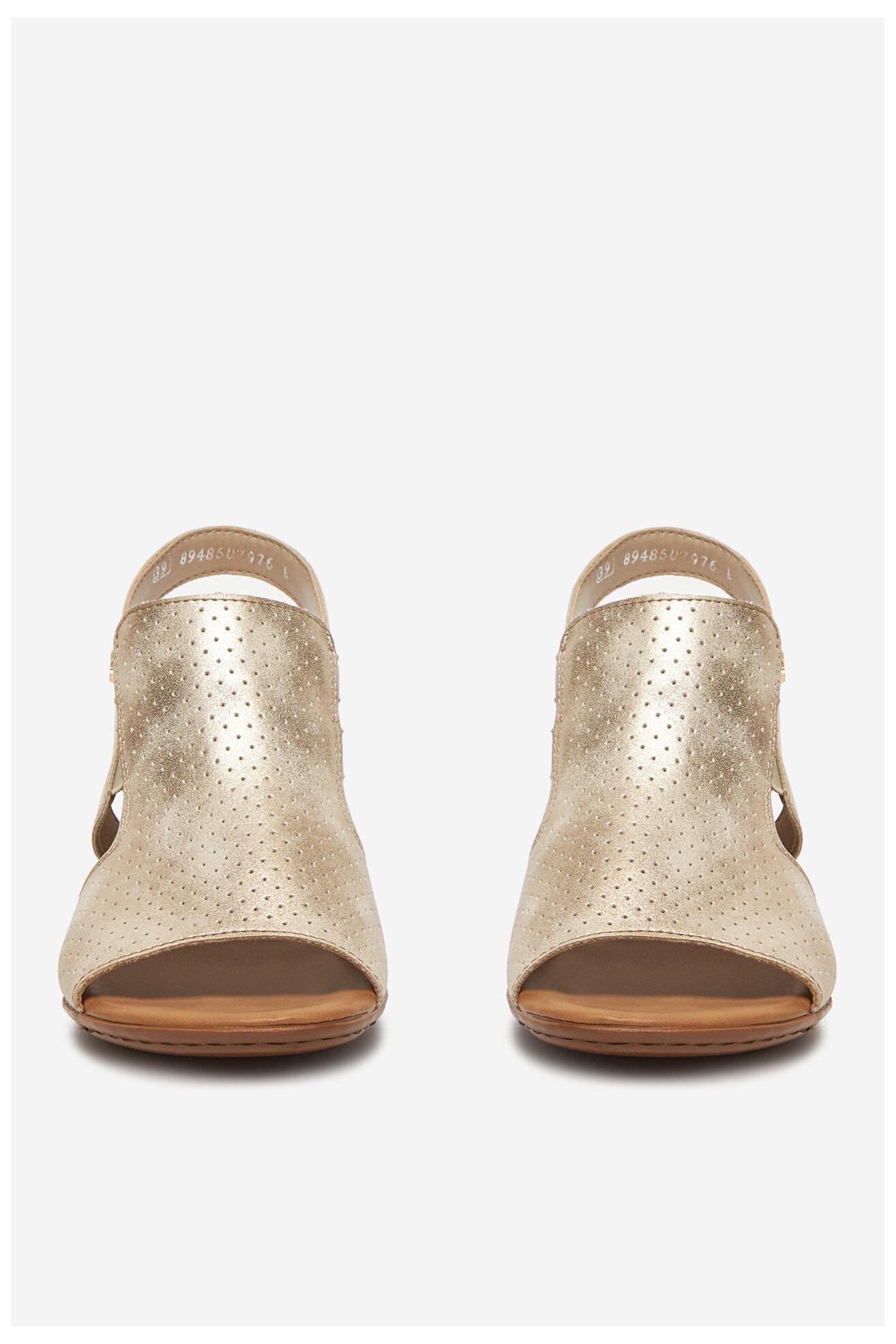 Sandały Rieker CEO-64665-60 Złoty