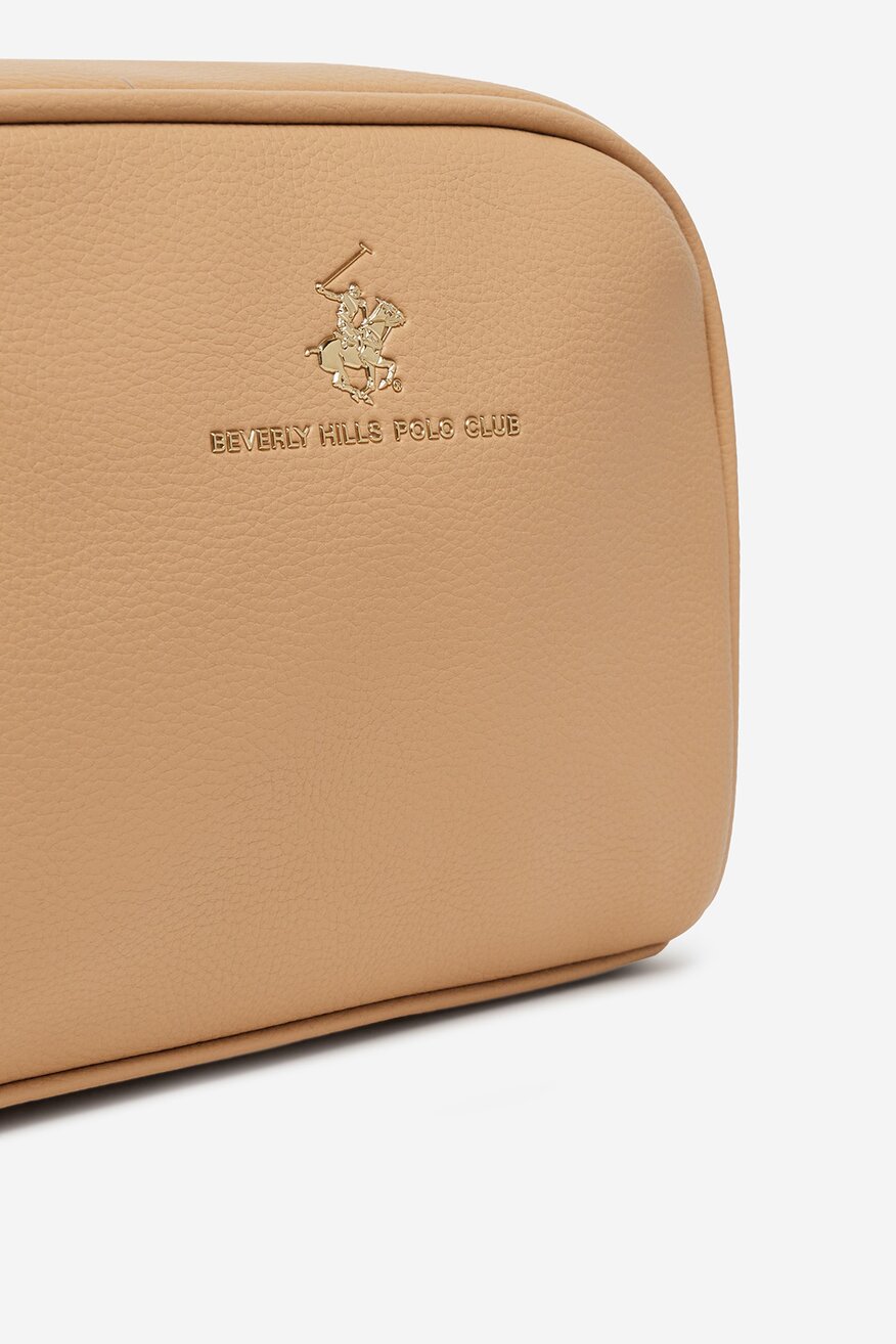 Козметична чантичка Beverly Hills Polo Club БЕЖОВ - 5906751086551