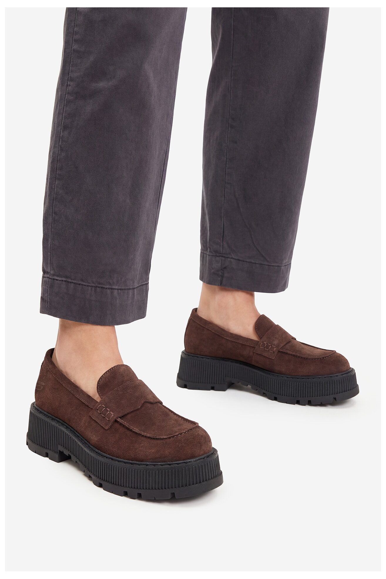 Mokasyn G-STAR RAW EO-HAYAT-9001-25 Brązowy ciemny